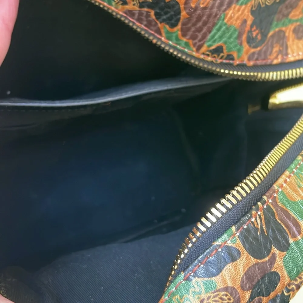 MCM leather backpack